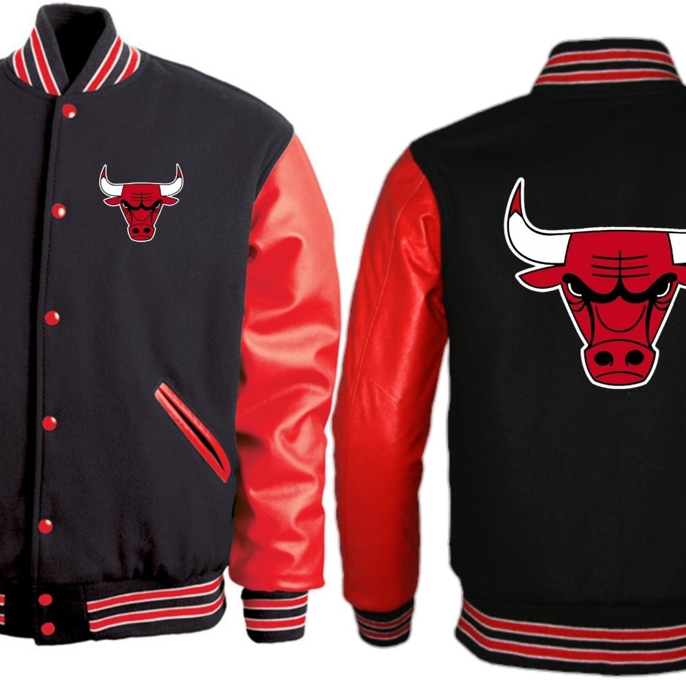 Black and Red Varsity Jacket